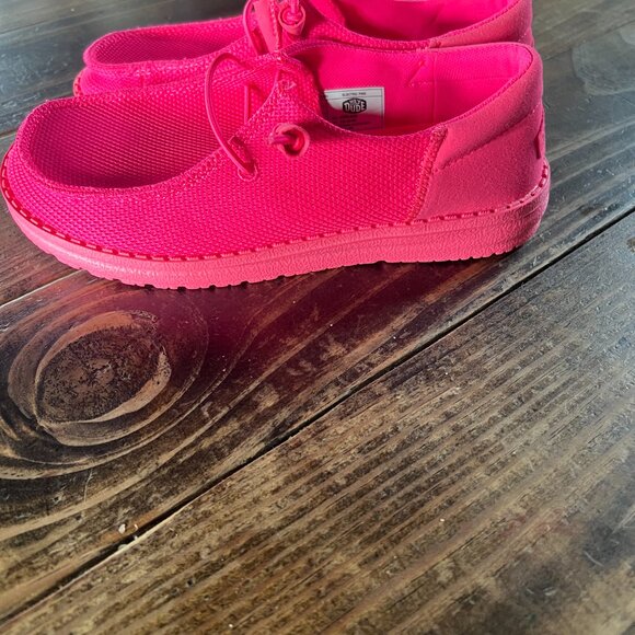 HEY DUDE WENDY FUNK MONO ELECTRIC PINK - FOOTWEAR LADIES - 40065-6QQ - Picture 3 of 5